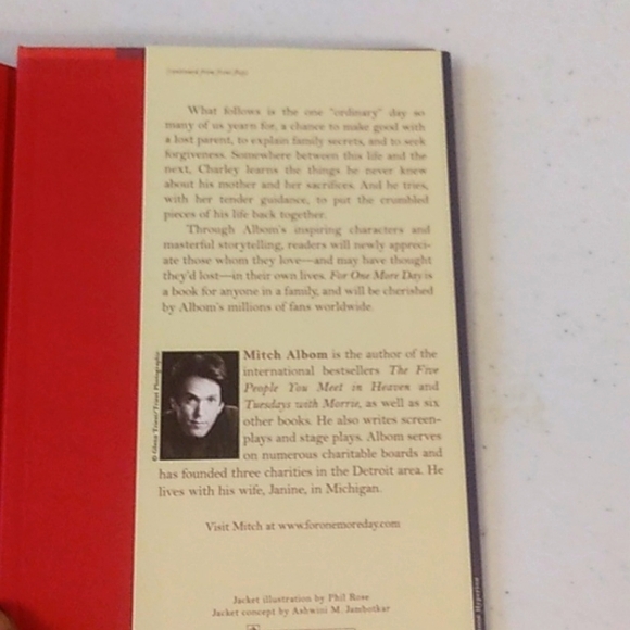 Mitch Albom book bundle (for one more day/ the five people you meet in heaven) - Picture 6 of 6